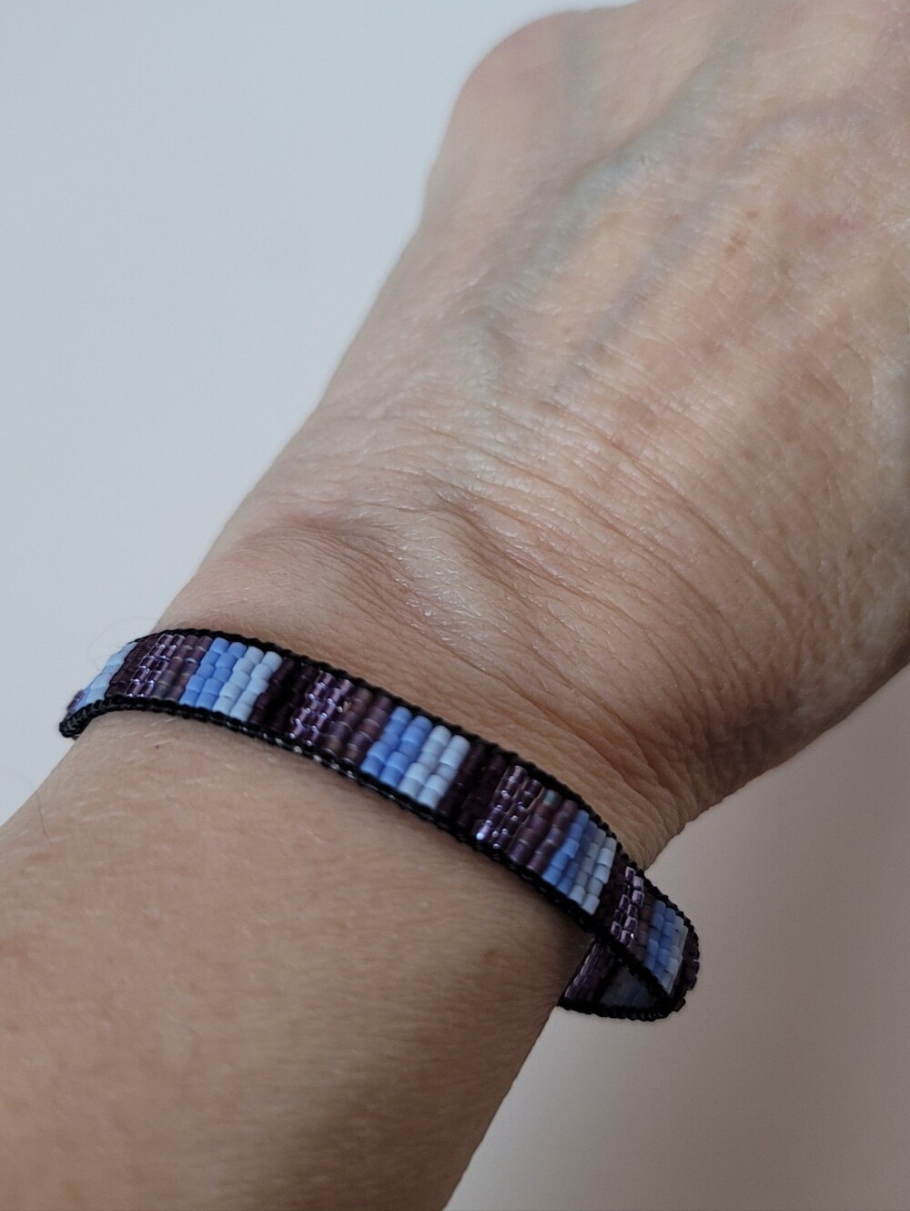Rustic Cuff Herlonda Beaded Bracelet. New